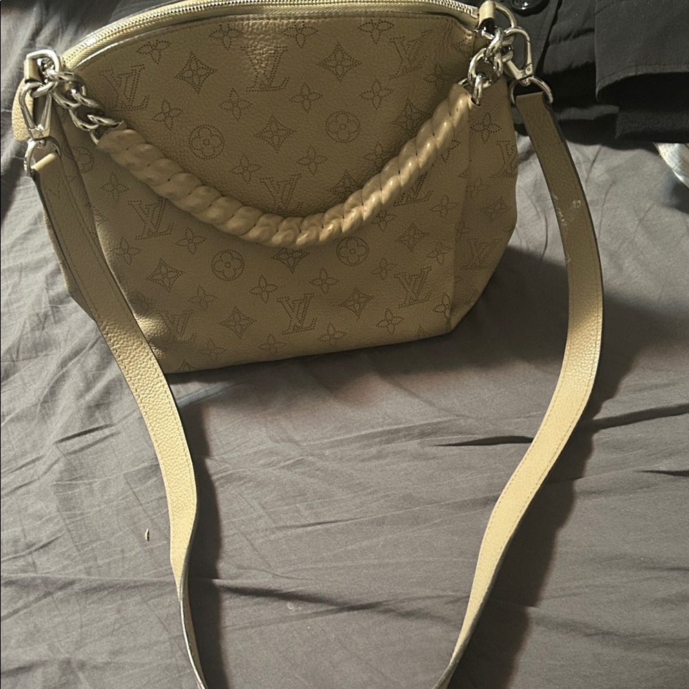 Louis Vuitton Beige Monogram Shoulder Bag